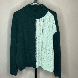 245 - Love Ellie NWOT Green Cropped Sweater, Size XL